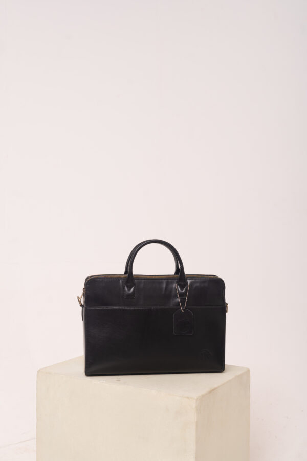 TWO ZIPPER PREMIUM BAGS (BLACK) - Image 2