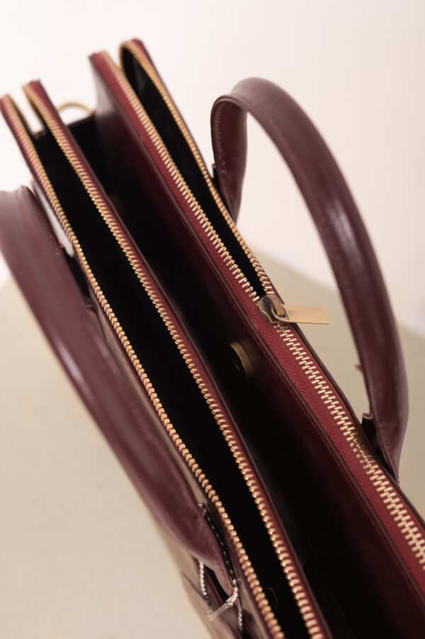 TWO ZIPPER PREMIUM BAGS (MEHROON) - Image 4