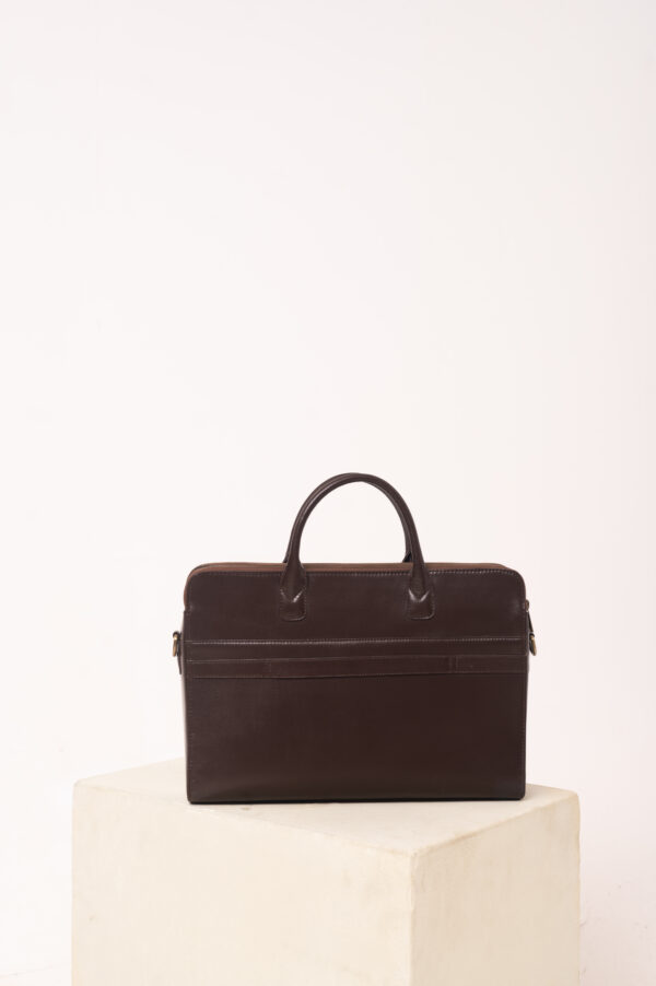 TWO ZIPPER PREMIUM BAGS (BROWN) - Image 3