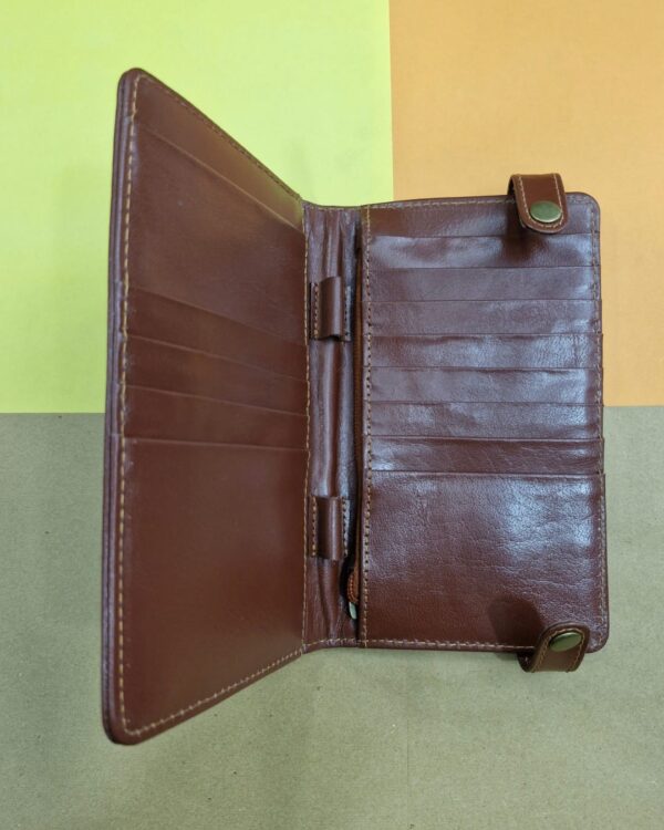 UNISEX LONG WALLET (MUSTARD) - Image 4