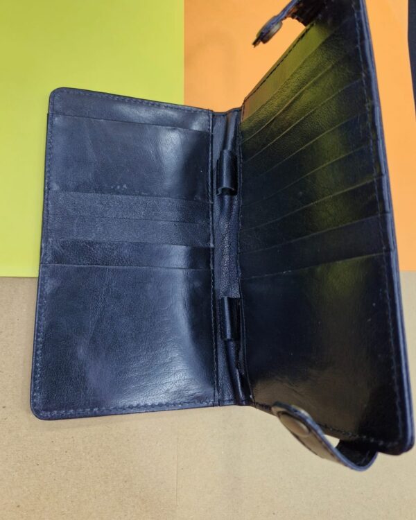 UNISEX LONG WALLET (BLACK) - Image 4