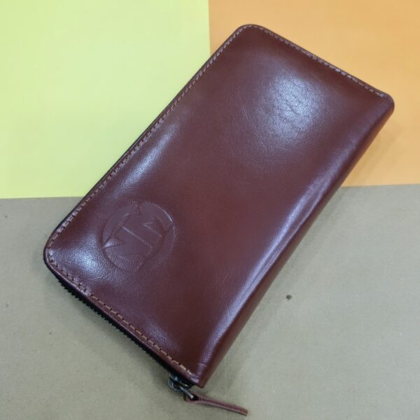 UNISEX LONG ZIPPER WALLET (MUSTARD) - Image 2